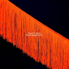 Třásně (18 cm) - oranžová neon