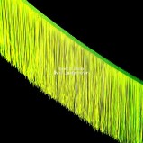 Třásně (18 cm) - žlutá neon
